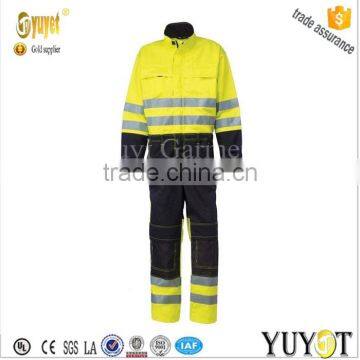 Two-Tone taped protex flame resistant safety coverall