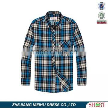 Mens Custom Flannel Shirts Checks Plaid Casual Shirts for Man Wholesale photo-2
