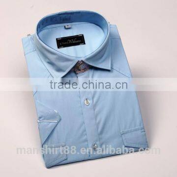 Mens Short Sleeve Formal Work Shirt photo-4
