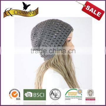 Charmkey Luxury Fancy Knitting Yarn Acrylic Blended Sequin Yarn for Women Dress photo-5