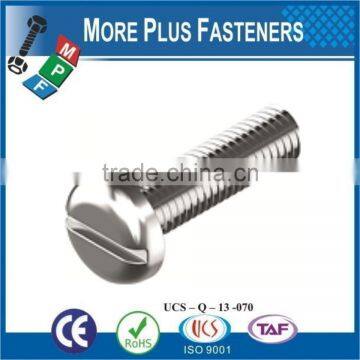 Made in Taiwan DIN 85 ISO 1580 Slotted Pan Head Machine Screw DIN 85 photo-2