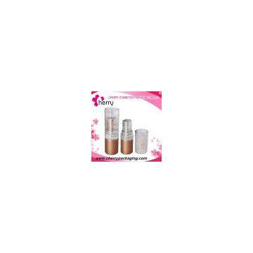 Elegant plastic cosmetic lipstick tube container packaging