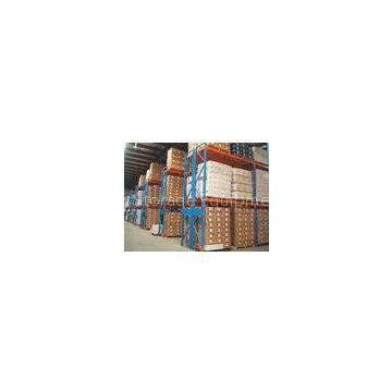 Warehouse Adjustable Storage Shelving , Galvanized Narrow Aisle Pallet Racking
