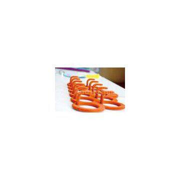 Decorative 305mm Flocked Clothes Hangers Mens Tie Hanger Bsci / Pahs