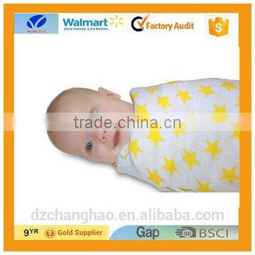 Organic Cotton Gots Swaddle Blankets/Newborn Cotton Baby Muslin Blanket photo-2