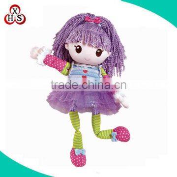 stuffed doll manufacturer china & soft 18 inch custom plush doll&plush rag doll handmade