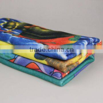 high quality microfiber brushed bath towel