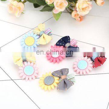 Sunflower Hair Clips For Baby Girl Unique Hair Clips Baby Barrettes For Baby Hair Accessory