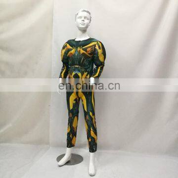 Halloween child hero muscle suit costume