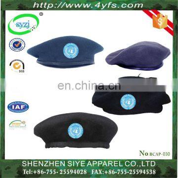 2016 new arrival 100% wool custom army beret in Shenzhen