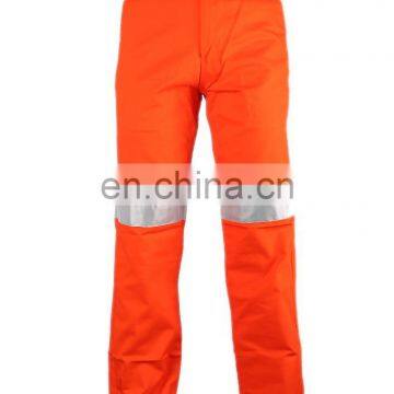 100%cotton twill safety pants with reflective