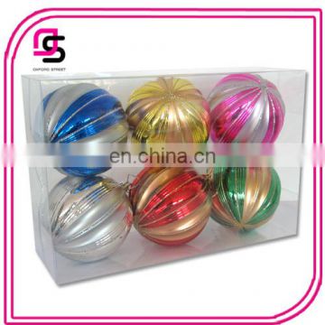 New Plastic Christmas ball ,Christmas tree ball,Christmas hang-painted ball ,watermelon ball