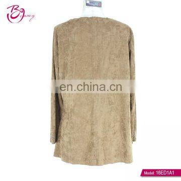 Fashion Ladies Mature Older Knitted Cardigan for Women Over 50 photo-3