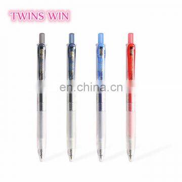 Manufacturer Supply eco friendly stationery set popular plastic colored non erasable ink pens bulk buy from china market