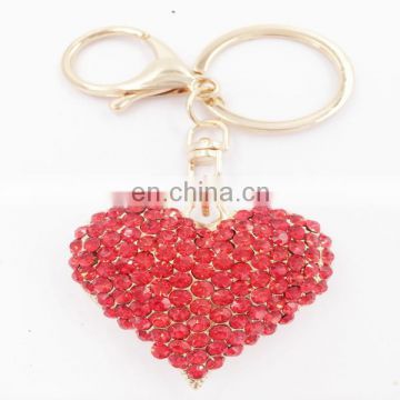 Wholesale Cheap Custom Quality Heart Shaped Key Chain For Souvenir