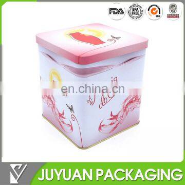 decorative storage custom cake tin with cheap price wholesale