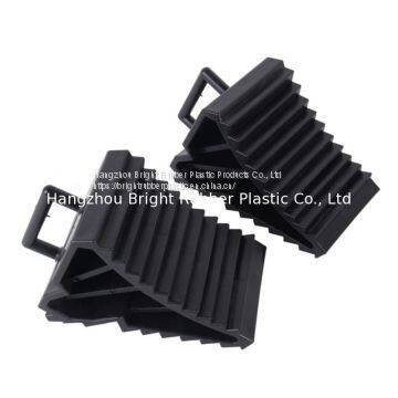 High Quality IATF16949 Custom 70 Shore A Rubber Wheel Chock For Auto photo-2