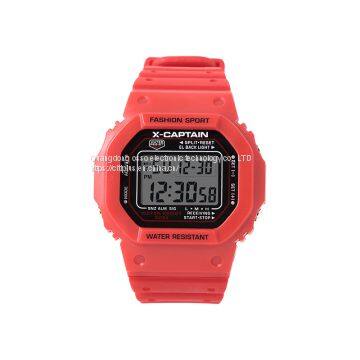 CITIPLUS Square Digital Watch Sport Casual Electronic Watch Classic Boys and Girls Electronic Watch photo-2