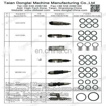 Repair Kits for injector 0445120086