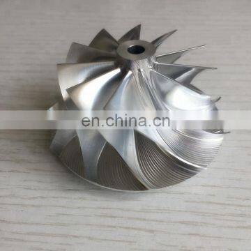 GT15-25 47.50/60.01mm 11+0 Blades 720915-0004/737692-0002 Upgrade Turbo Billet/milling/aluminum 2618 Compressor Wheel for Q7
