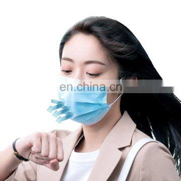 European approved type IIR 3ply disposable surgical masks