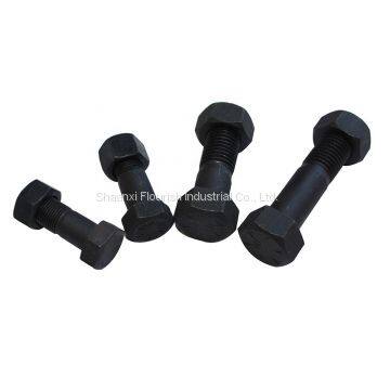 Hex. Bolt Black 8.8 High Tensile Strength Plow Track Shoe Bolts and Nuts photo-3