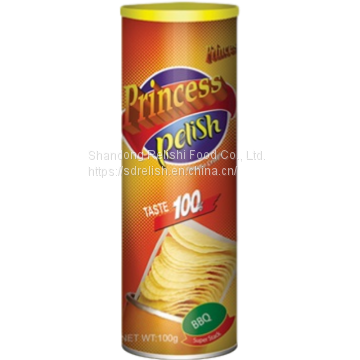 pringles style potato chips