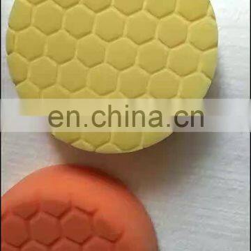 wholesale high quality yellow car polishing applicator sponge pad