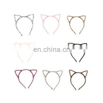 Wholesale boutique Leopard cat ears boutique design cute headband headband wholesale price