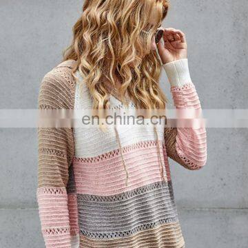 China Suppliers knitted round neck women fashion sweater