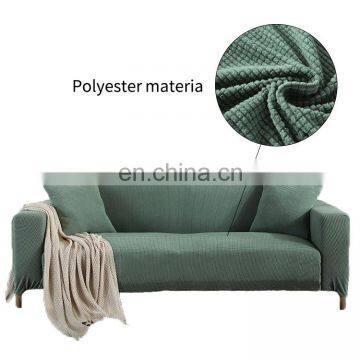 Wholesale Washable 100% Polyester Non Slip Soft Couch Elastic Slipcover Stretch Sofa Cover photo-3