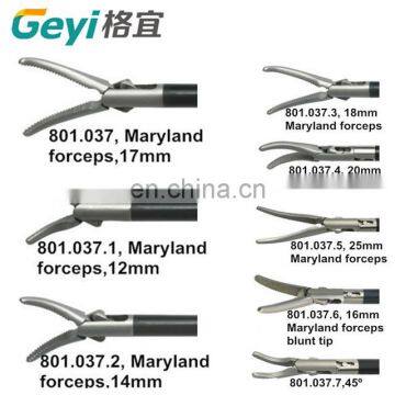 Laparoscopic Surgical Instruments 5mm Curved Maryland Forceps photo-2