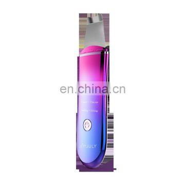 2020 Hot selling Portable Ultrasonic Personal Facial Skin Scrubber colorful home use device