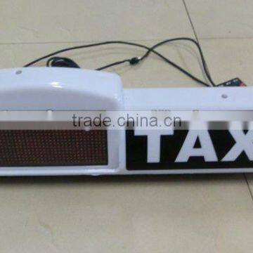 taxi top light box with LED screen