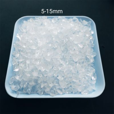 5-15mm High Purity Temperature Resistance SiO2 99.9% Fused Silica Sand