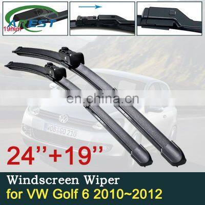 for Volkswagen VW Golf 6 MK6 2009~2013 Car Wiper Blade 5K Front Windscreen Wipers Car Accessories 2010 2011 2012