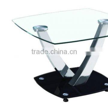 tempered glass lamp table living room furniture corner table furniture unique glass coffee table