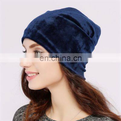 Women's Hat Beanies Polyester Knitted Hats Beanie Spring Casual Velvet Women