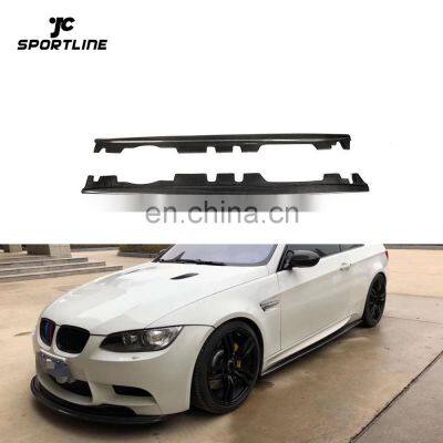 JC Sportline Carbon Fiber E92 M3 Side Skirts Extension for BMW E92 E93 M3 2-Door 2008-2013