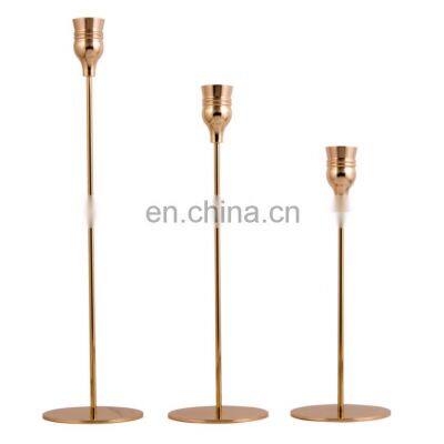 Top 1 Candle Holder Wedding Decorative Candlesticks Stand Metal Gold Luxury Candle Holder For Home Decor