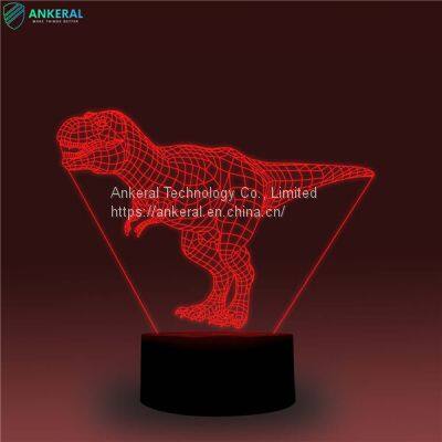 Dinosaur 3D Optical Illusion Lamp APP Control Best Price on Sale photo-5