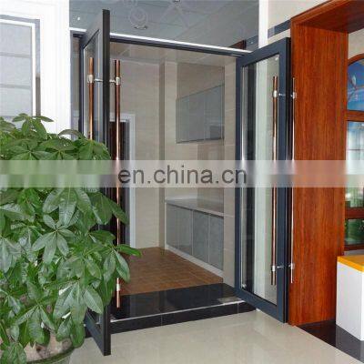 Commercial aluminum alloy double / three layer tempered glass casement aluminum window windows