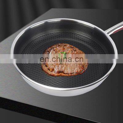 Kitchen Modern Portable Large Industrial Cheap Non Stick Deep 4 Egg Ceramic Frying Pan photo-4