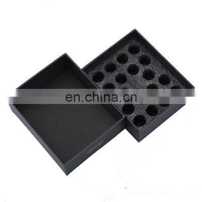 Paper Airless Pharmaceutical Ampoule Glass Dropper Bottle Amber Packaging Gift Box With Honeycomb EVA Liner