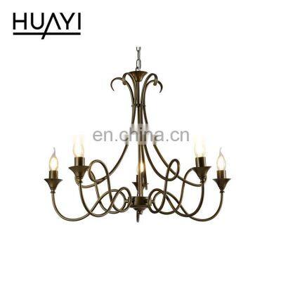 HUAYI Factory Price Modern Style Indoor Living Room Hotel Decoration 25W 40W Chandelier Pendant Light