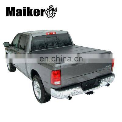 Maiker Hard Folding Tonneau Cover for Dodge Ram 1500 2009-2018 Truck Bed Accessories with tool box