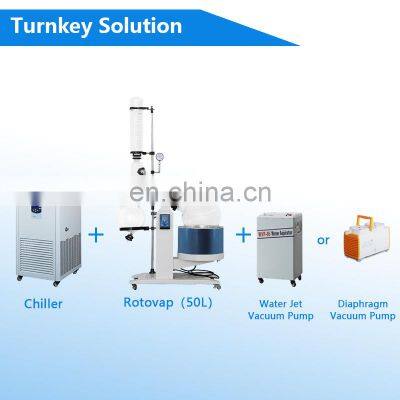 OEM 2 5 10 20 50 L Lab Pilot Scale Rotovap Evaporation Ethanol Distillation Rotary Evaporator photo-2