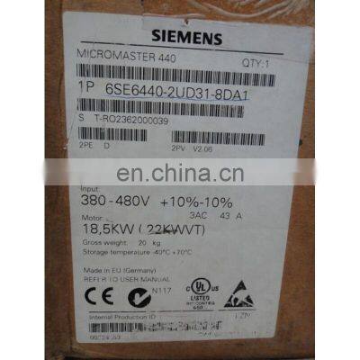 ONE BRAND NEW SIEMENS 6SE6 440-2UD31-8DA1  IN BOX