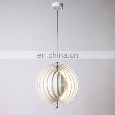 Nordic LED Pendant Lights Design Creative Rotation Art Hanging Lamp For Bedroom Dining room Bar Decor Lights Fixtures