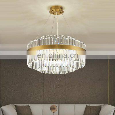 Factory NEW Design Living Room Pendant Light LED Chandelier Hotel Project Villa Luxury K9 Crystal Chandelier photo-5